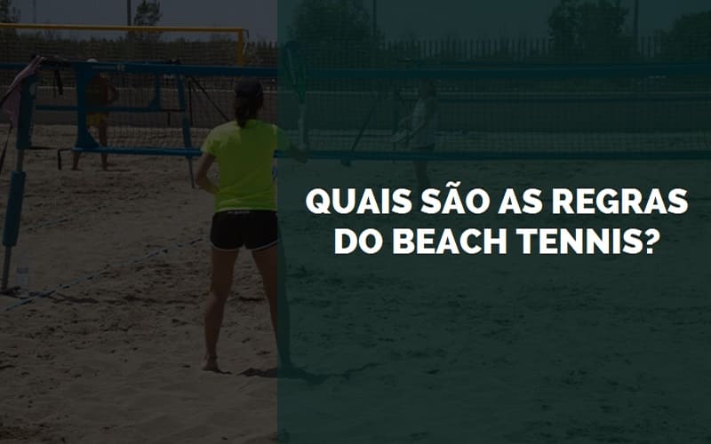 regras do beach tennis