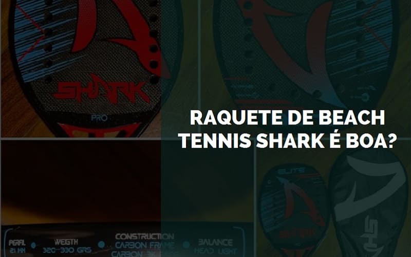 Raquete de beach tennis shark cyclone é boa